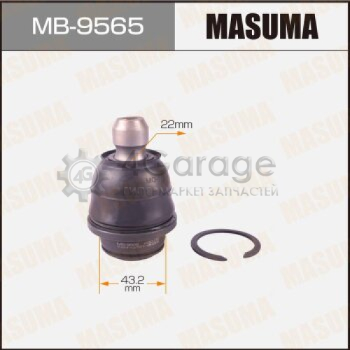 MASUMA MB9565 Шаровая опора MASUMA front low PATHFINDER/ R51M (1/24) посадочный диаметр 43! в Красноярске