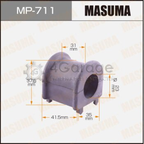 MASUMA MP711 Втулка стабилизатора MASUMA /front/ KLUGER / ACU2#, MCU2# [уп.2]