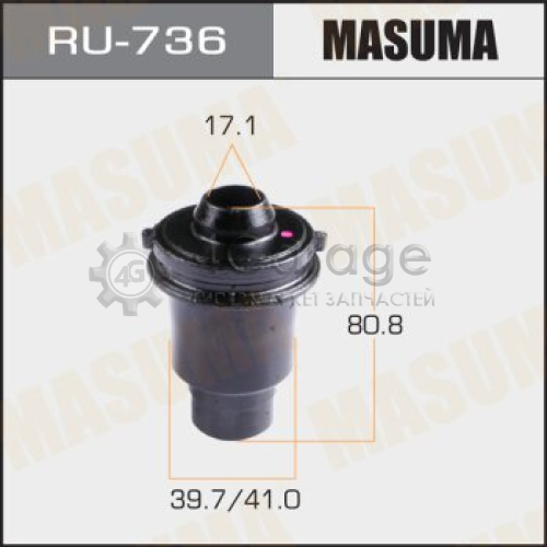 MASUMA RU736 Сайлентблок MASUMA SENTRA, TIIDA / B17R, C11 front