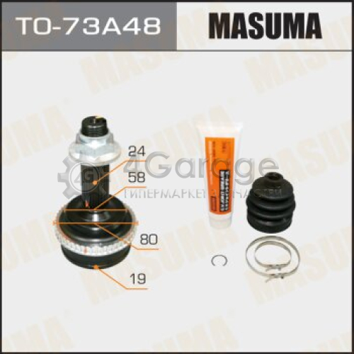 MASUMA TO73A48 ШРУС MASUMA 19x58x24х48 (1/6)