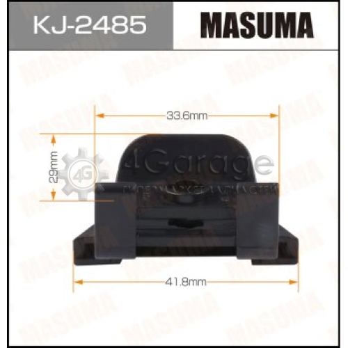 MASUMA KJ2485 Клипса автомобильная (автокрепеж) MASUMA 2485-KJ [уп.50]