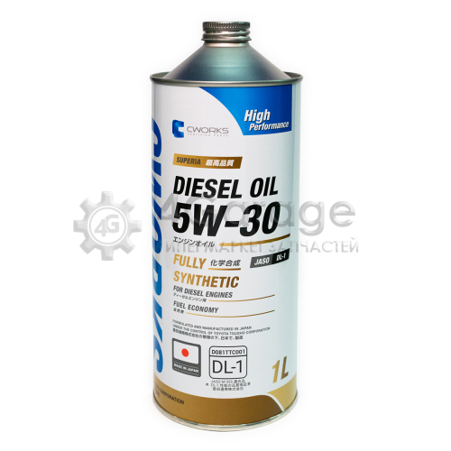 CWORKS A12SR1001 Масло моторное синтетическое SUPERIA DIESEL OIL 5W30