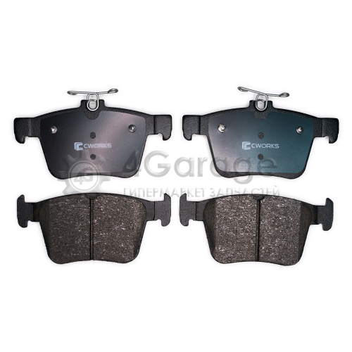 Колодки тормозные задние (Low Metallic) CWORKS C12CR0003 в Ростове-на-Дону