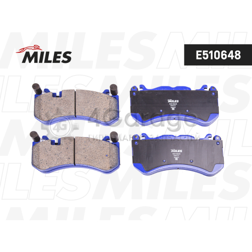 MILES E510648 Колодки тормозные MERCEDES W204/W211/W212/R230 63 AMG передние Ceramic