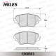 MILES E500503 Колодки тормозные (Смесь CERAMIC) TOYOTA RAV4 II 00 06 передние (TRW GDB3251) E500503