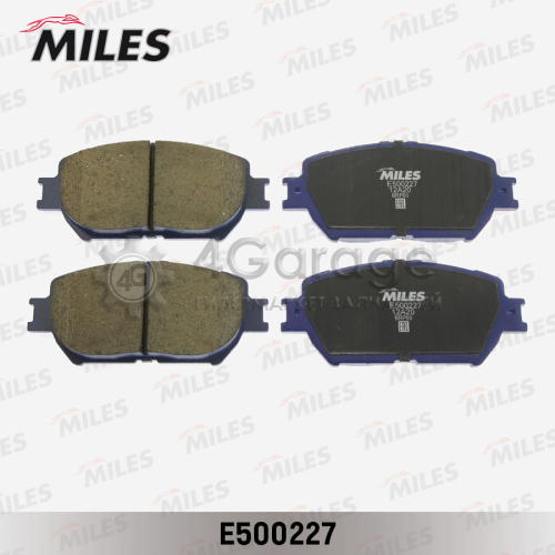 MILES E500227 Колодки тормозные передние (Смесь CERAMIC)