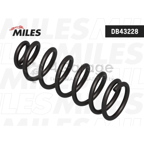 Пружина подвески TOYOTA OPA 2WD 00-05,Pruis -tou 03- задняя усиленная (OBK C4T63102H) DB43228 MILES DB43228 в Нижнем Новгороде