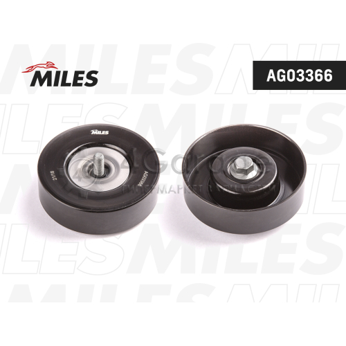 MILES AG03366 Ролик ремня приводного AUDI A4/A6 00- AG03366