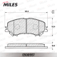 MILES E500557 Комплект тормозных колодок дисковый тормоз