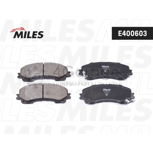 MILES E400603 Колодки тормозные (Смесь Low-Metallic) передние NISSAN X-TRAIL (32)/INFINITI Q50 13- E400603