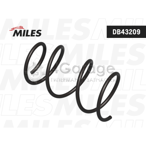 MILES DB43209 Пружина подвески TOYOTA передняя DB43209