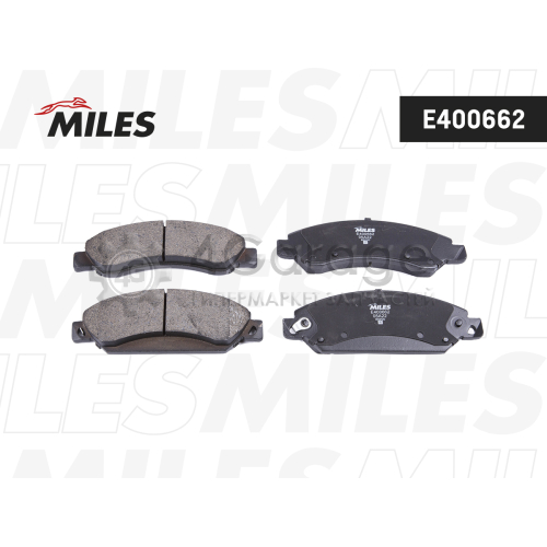 MILES E400662 Колодки тормозные CADILLAC ESCALADE/CHEVROLET TAHOE 06- передние LowMetallic