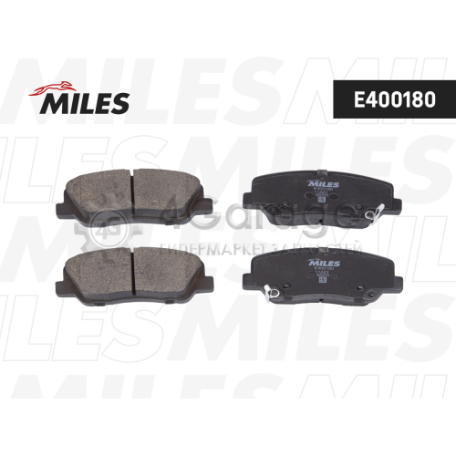 MILES E400180 Колодки передние тормозные Geely Atlas