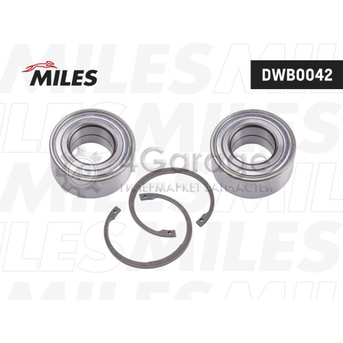 MILES DWB0042 Подшипник ступ.CITROEN BERLINGO/BX/XANTIA/XSARA/ZX/PEUGEOT 205-406 82- пер.