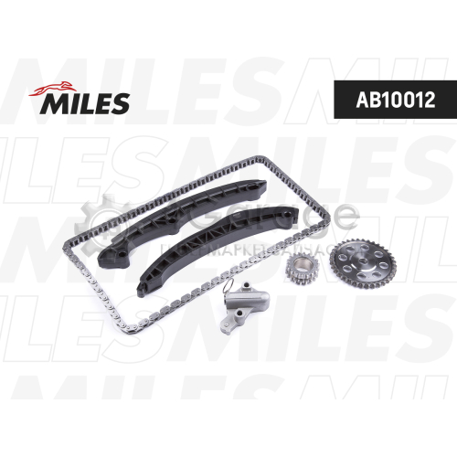 MILES AB10012 Комплект цепи ГРМ VAG 1.4FSi/TFSi 16V 07- co звездочками AB10012