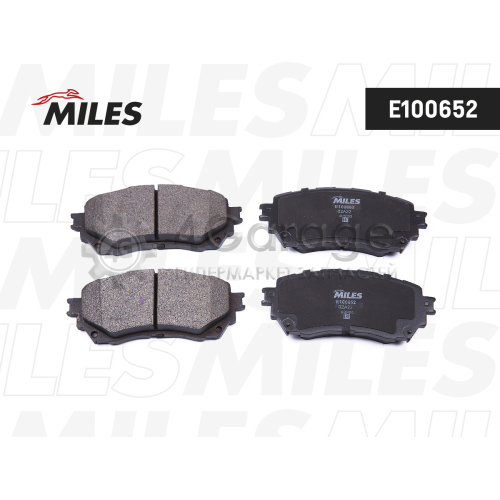 MILES E100652 Колодки тормозные MAZDA 6 12- передние SemiMetallic