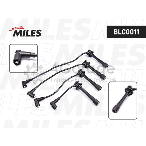 MILES BLC0011 Высоковольтные провода зажигания KIA SPECTRA/RIO/SHUMA 1.5/1.8 DOHC BLC0011