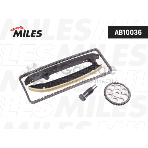 MILES AB10036 Комплект цепи ГРМ VAG 1.2TSI 11- co звездочками