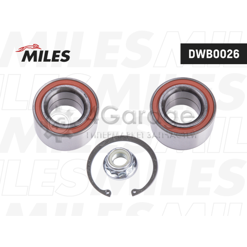 MILES DWB0026 Подшипник ступ.AUDI A3/SKODA OCTAVIA/VW GOLF/BORA 96-06 пер.