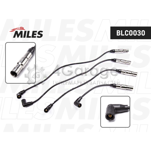 MILES BLC0030 Высоковольтные провода зажигания AUDI A4/PASSAT 1.6 95-00 BLC0030