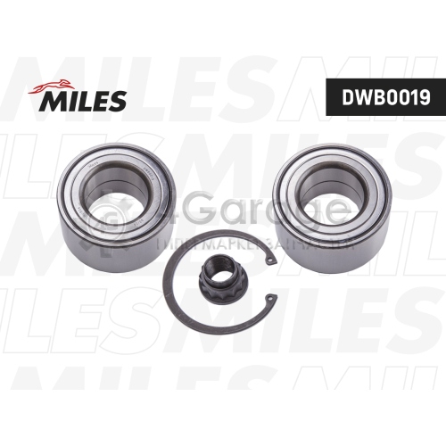 MILES DWB0019 Подшипник ступ.TOYOTA AVENSIS/CAMRY/COROLLA/LEXUS RX300 01- пер.