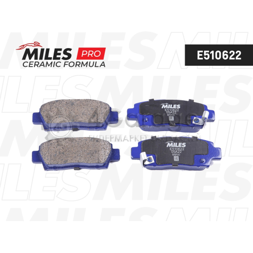 MILES E510622 Колодки тормозные TOYOTA CHASER/CRESTA/MARK II /CROWN/AVALON задние Ceramic