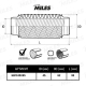 MILES HBFC45X95 Труба гофрированная с внутренним металлорукавом 45X95 HBFC45X95