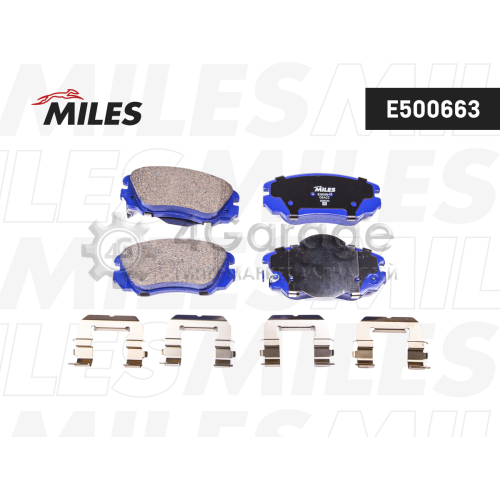 MILES E500663 Колодки тормозные OPEL INSIGNIA 08-/SAAB 9-5 10- R16