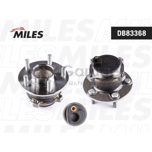 MILES DB83368 Ступица с подшипником FORD FOCUS II/C-MAX 03- зад. (под датчик ABS)(DB83168DB83368) DB83368