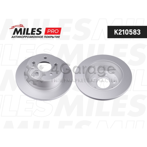 MILES K210583 Диск тормозной задний MERCEDES VITO W638 108-114 2.0-2.3 (серия PRO с защитным покрытием) (TRW DF2794) K210583