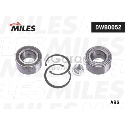 MILES DWB0052 Подшипник ступ.AUDI Q7/VW TOUAREG/PORSCHE CAYENNE 02- пер. ABS