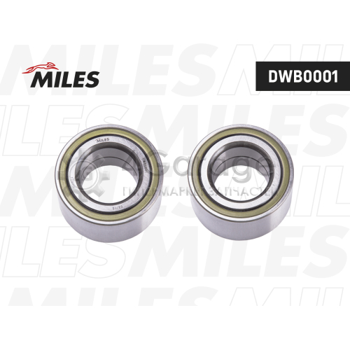 MILES DWB0001 Подшипник ступ.HYUNDAI ACCENT/GETZ/I20/SOLARIS/KIA RIO 95- пер.