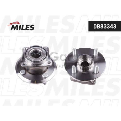 MILES DB83343 Ступица с подшипником TOYOTA COROLLA 01-07 зад.