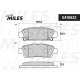 MILES E410622 Колодки тормозные задние (Смесь Low-Metallic) TOYOTA CHASER/CRESTA/MARK II 92-96/CROWN/AVALON 94-01 (HI-Q SP2022) E410622