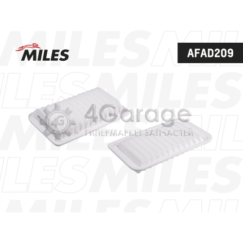 MILES AFAD209 Фильтр воздушный DAIHATSU TERIOS 1.3 00- (FILTRON AP018/3) AFAD209