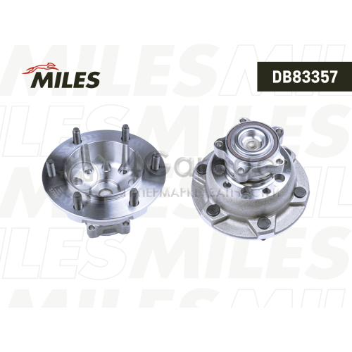 MILES DB83357 Ступица колеса передняя с подшипником FORD TRANSIT 2.0-2.2TDCi 13- (FAG 713 6791 40) DB83357