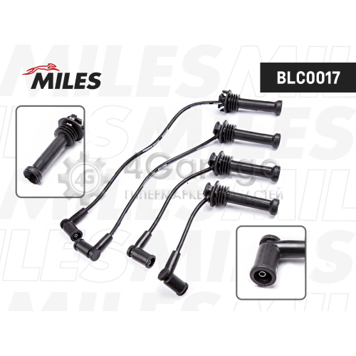 MILES BLC0017 Высоковольтные провода зажигания FORD FOCUS 1.4/1.6 16V BLC0017