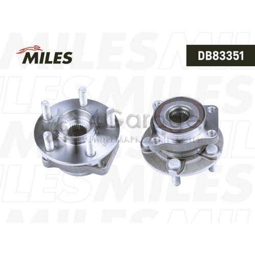 MILES DB83351 Ступица колеса передняя в сборе SUBARU FORESTER 12-18 DB83351