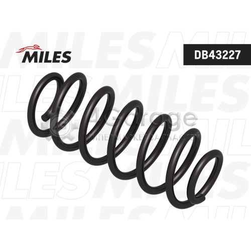 MILES DB43227 Пружина подвески TOYOTA задняя DB43227