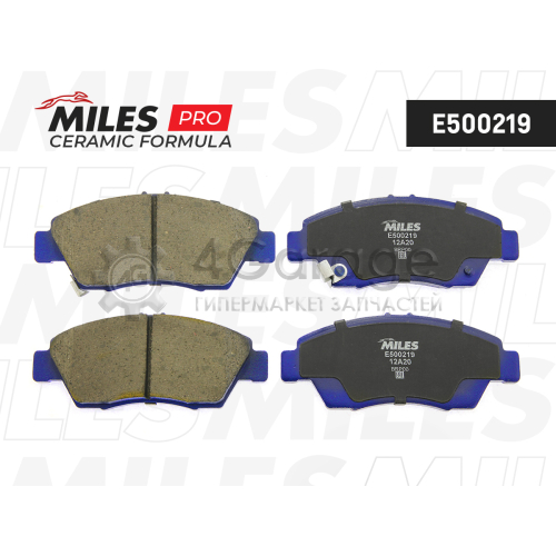 MILES E500219 Колодки тормозные передние (Смесь CERAMIC) HONDA CIVIC 91 05