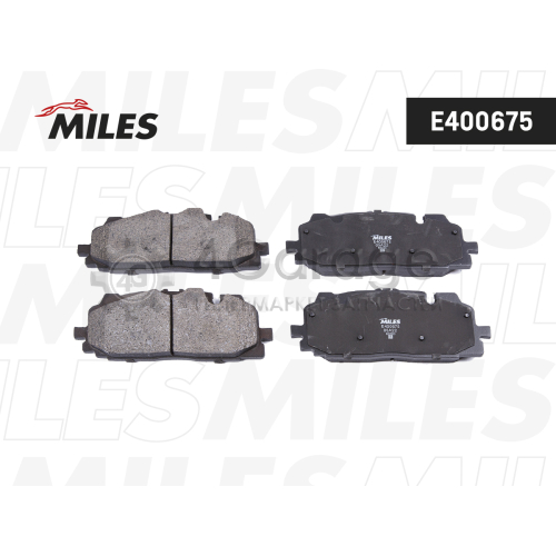 MILES E400675 Колодки тормозные AUDI Q7 15- передние LowMetallic