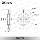 MILES K001778 Диск тормозной передний