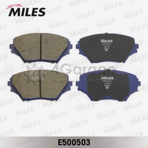 MILES E500503 Колодки тормозные (Смесь CERAMIC) TOYOTA RAV4 II 00 06 передние (TRW GDB3251) E500503