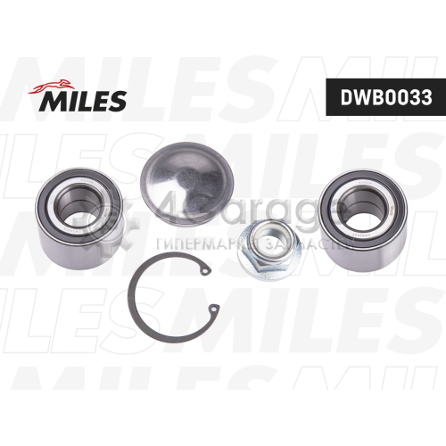 MILES DWB0033 Подшипник ступ.RENAULT LOGAN I/NISSAN NOTE/CHEVROLET SPARK M300 04- зад.