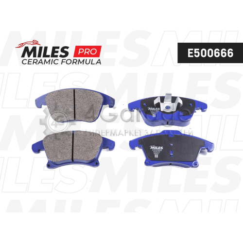 MILES E500666 Колодки тормозные FORD MONDEO 15-/S-MAX 15- передние Ceramic