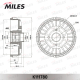 MILES K111780 Барабан тормозной с подшипником и кольцом ABS LADA LARGUS/RENAULT DUSTER/LOGAN