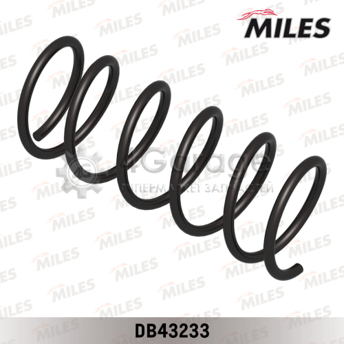 MILES DB43233 Пружина подвески HYUNDAI GETZ передняя DB43233