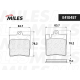 MILES E510457 Колодки тормозные (Смесь CERAMIC) MERCEDES W203 00/A208/A209 CLK задние (TRW GDB1421) E510457