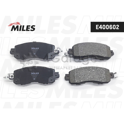 MILES E400602 Колодки тормозные NISSAN TEANA III (J33) передние E400602