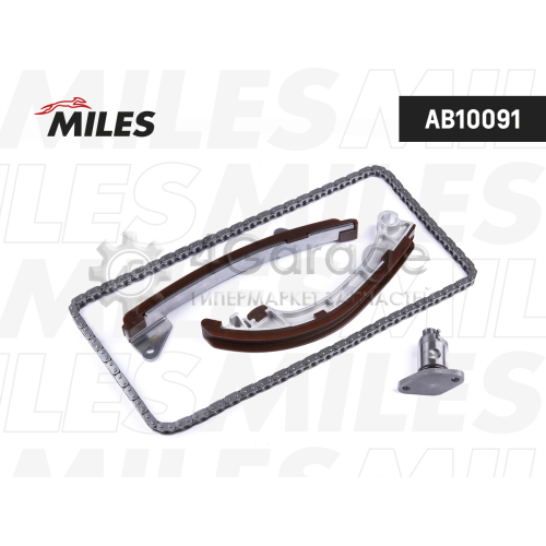 MILES AB10091 Комплект цепи ГРМ TOYOTA 1.4-1.8 99- без звездочек